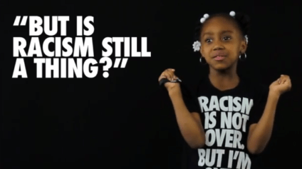 From Liberty News, "Hey White People!" racism is not over t-shirt
